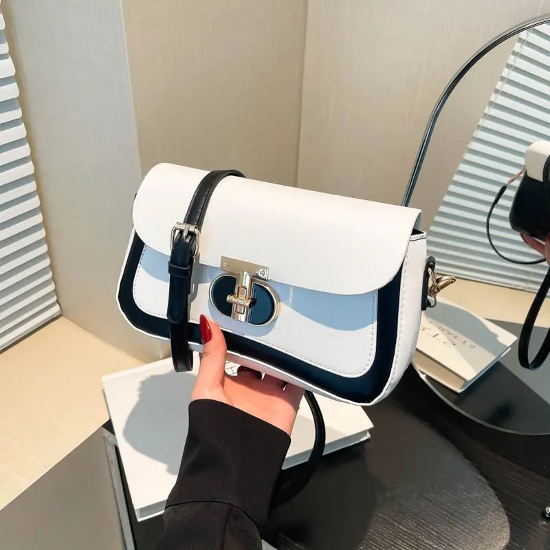 Minimal Chic Soft PU Crossbody Bag – Compact Urban Edition RM105