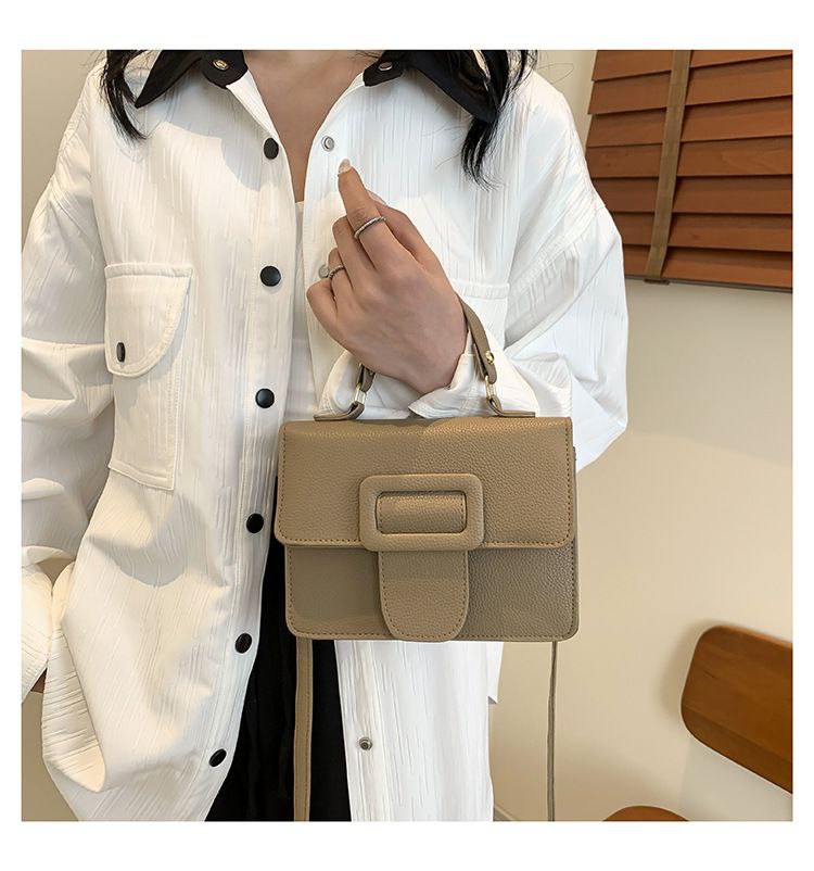 Vegan Leather Stone Pattern Shoulder Bag – Luxury Flap Handbag for Women RM107