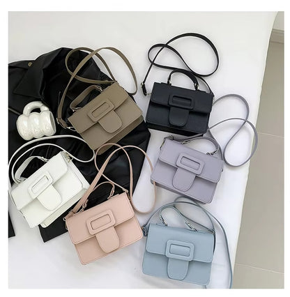 Vegan Leather Stone Pattern Shoulder Bag – Luxury Flap Handbag for Women RM107