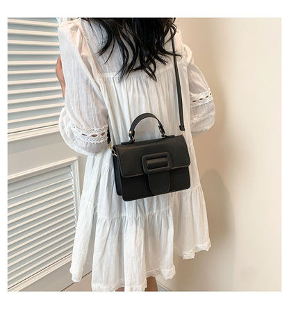 Vegan Leather Stone Pattern Shoulder Bag – Luxury Flap Handbag for Women RM107